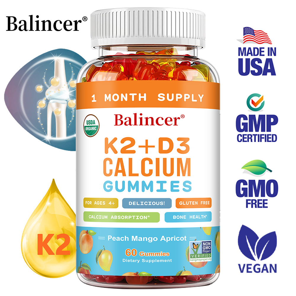 Multivitamin Gummy Adult - 3-in-1 Gummies with Vitamins D, K2,