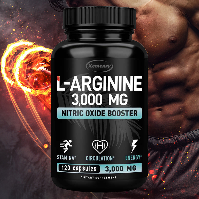 L-Arginine 3000mg - for Energy - Pre Workout Supplement review and price
